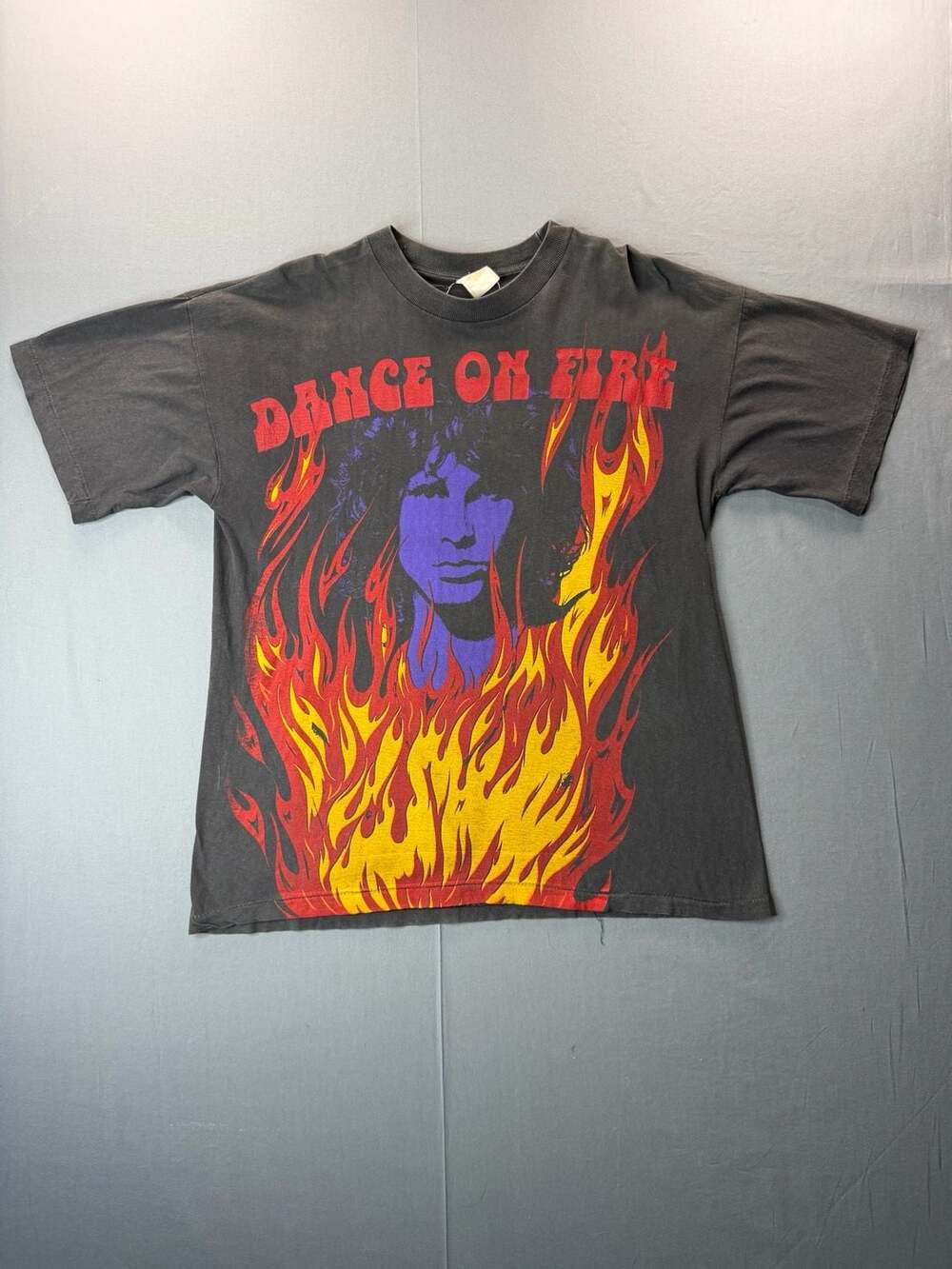 Vintage Very Rare 80’s The Doors Jim Morrison Dance On Fire T-Shirt